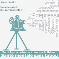 Concours vidéo : santé mentale sans tabou Concours vidéo : santé mentale sans tabou
