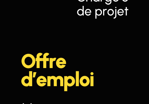 Offre d’emploi | Chargé·e de projet